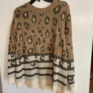 Cheetah Sweater